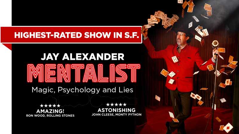 An Evening with a Mentalist: Jay Alexander's Mind Tricks Live at San ...